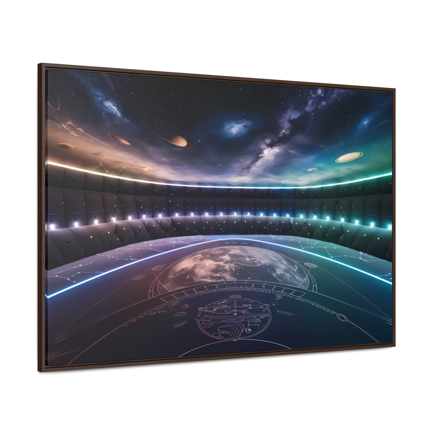 Stellar Observatory Nexus - Gallery Canvas Wraps, Horizontal Frame