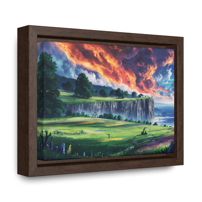 Edge of the Burning Sky - Gallery Canvas Wraps, Horizontal Frame