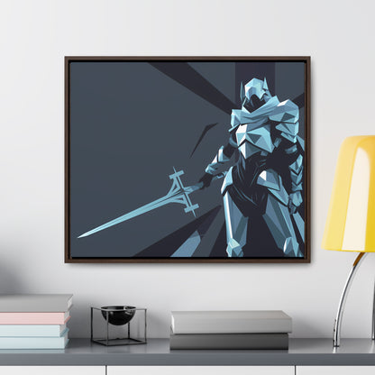 Knight of the Shattered Realm - Gallery Canvas Wraps, Horizontal Frame