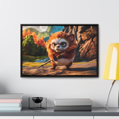 Guardian of the Enchanted Forest - Gallery Canvas Wraps, Horizontal Frame