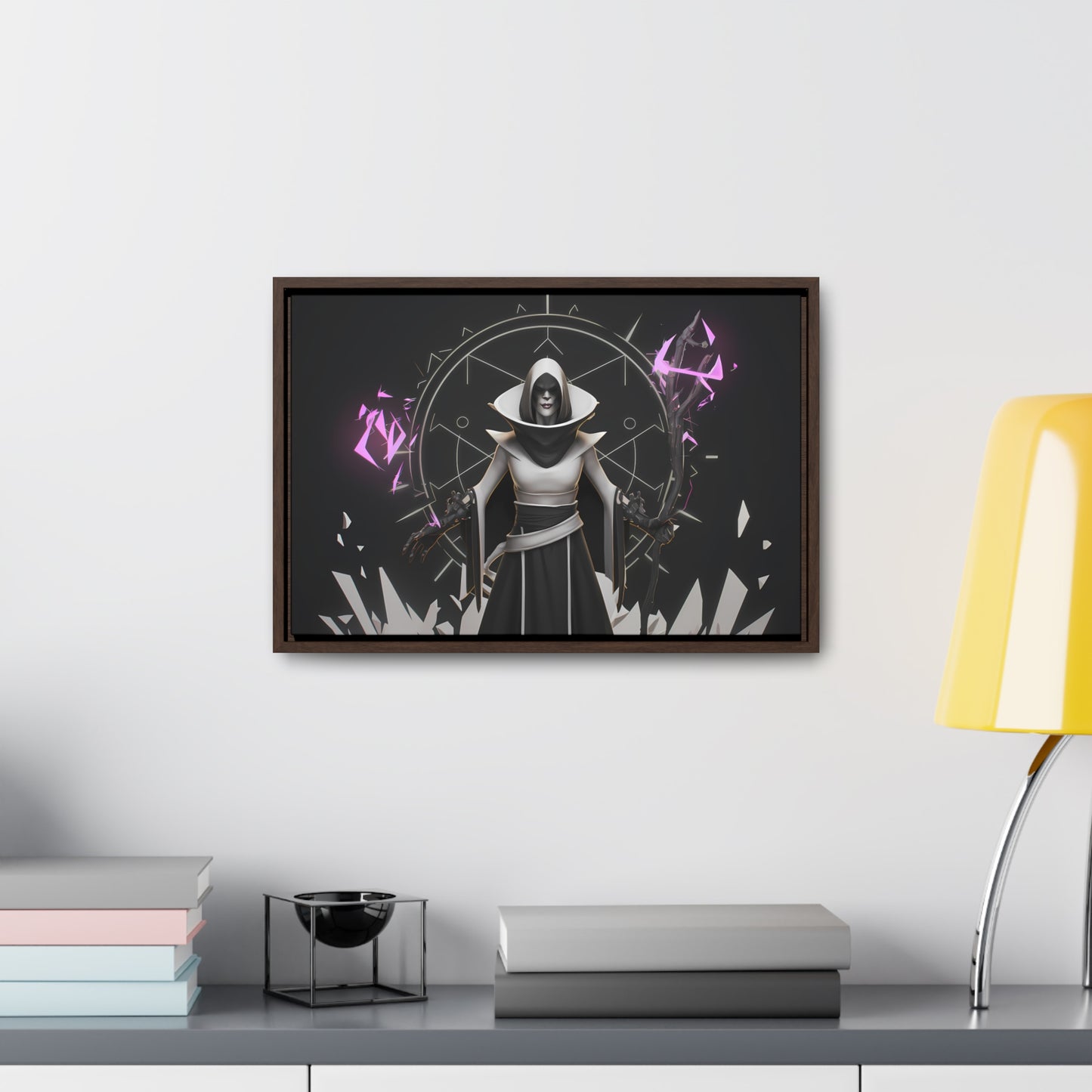 Veil of the Arcane Wraith - Gallery Canvas Wraps, Horizontal Frame