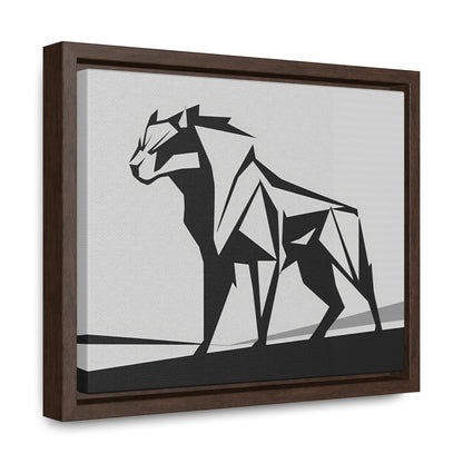 Geometric Beast - Gallery Canvas Wraps, Horizontal Frame