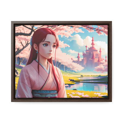 "Whispers of Spring in the Enchanted Realm" - Gallery Canvas Wraps, Horizontal Frame