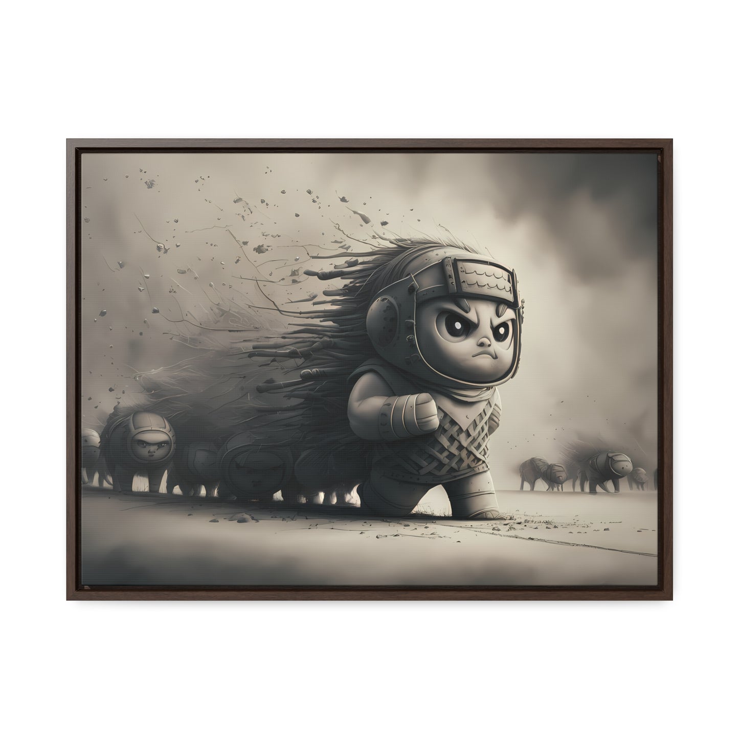 March of the Determined - Gallery Canvas Wraps, Horizontal Frame