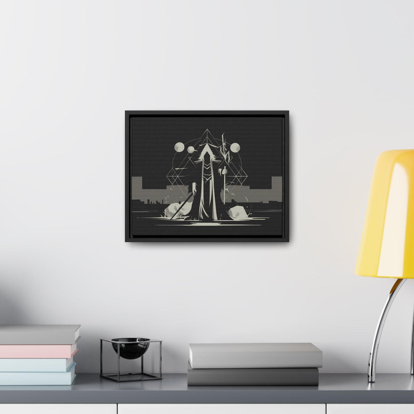 The Arcane Guardian of the Shadows - Gallery Canvas Wraps, Horizontal Frame