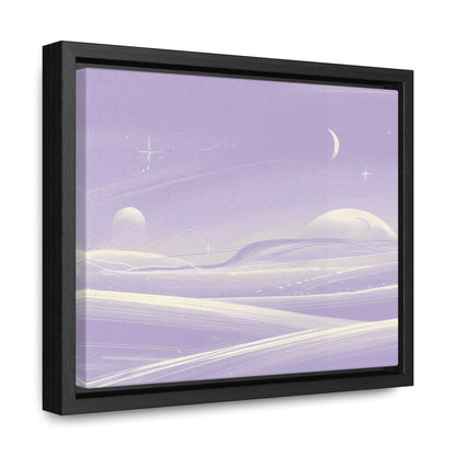 Ethereal Moonscape - Gallery Canvas Wraps, Horizontal Frame