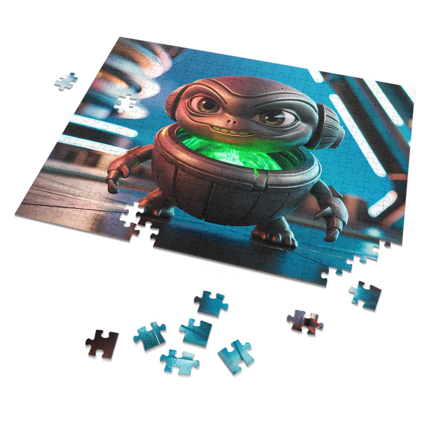 Galactic Guardian Bot - Jigsaw Puzzle (30, 110, 252, 500,1000-Piece)