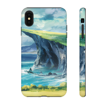 Anime Cliff by the Sea - Smartphone Tough Cases