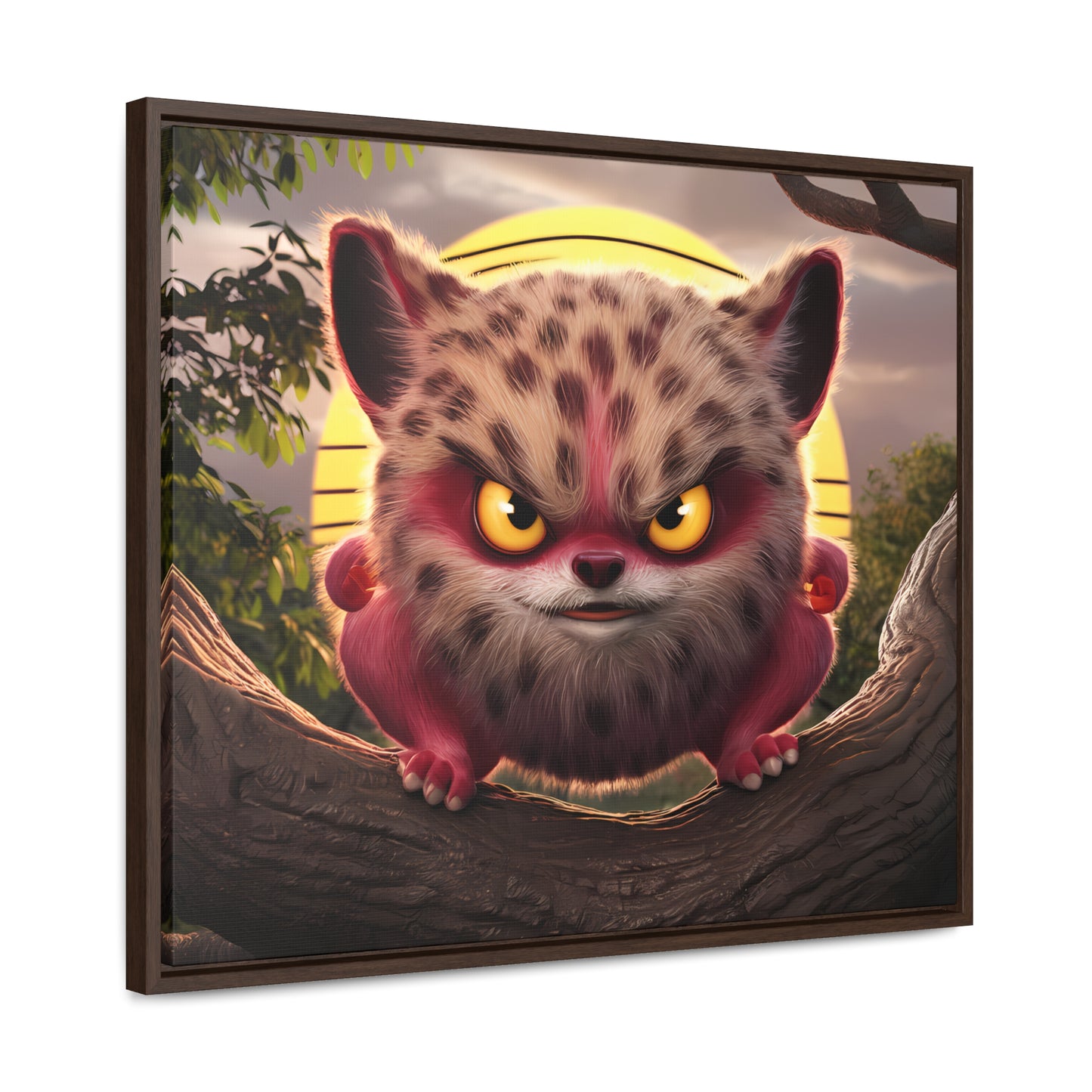 Guardian of the Sunset Forest - Gallery Canvas Wraps, Horizontal Frame