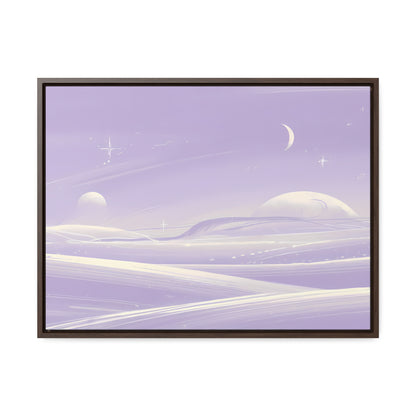 Ethereal Moonscape - Gallery Canvas Wraps, Horizontal Frame