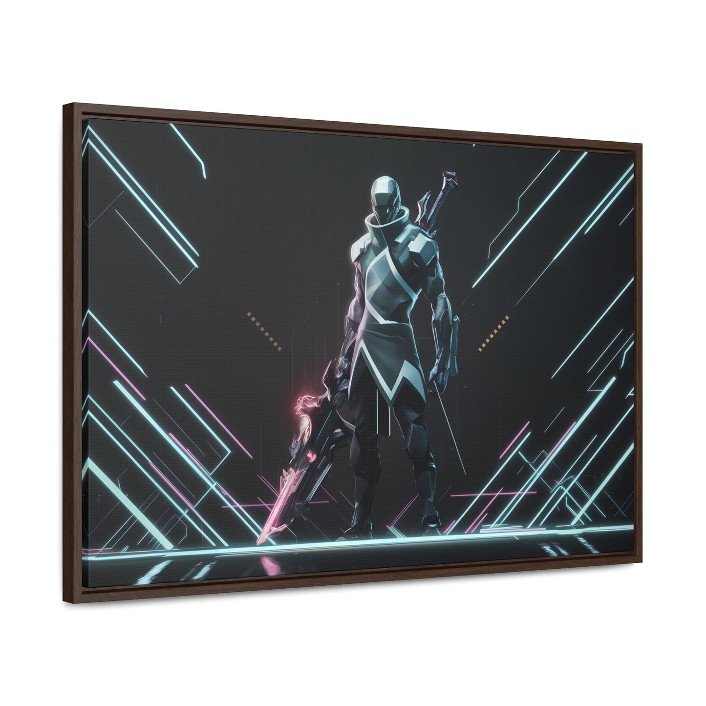 Cybernetic Vanguard - Gallery Canvas Wraps, Horizontal Frame