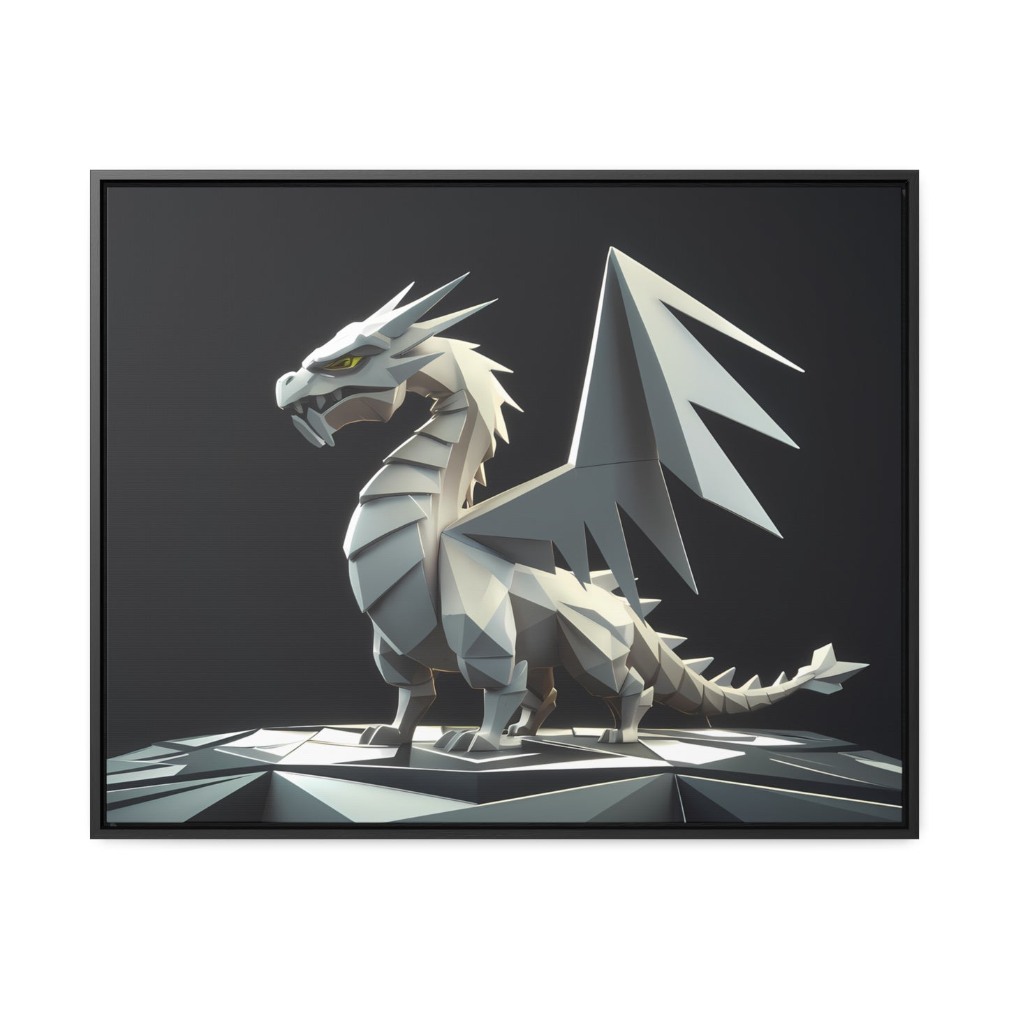 The Silver Sentinel - Gallery Canvas Wraps, Horizontal Frame