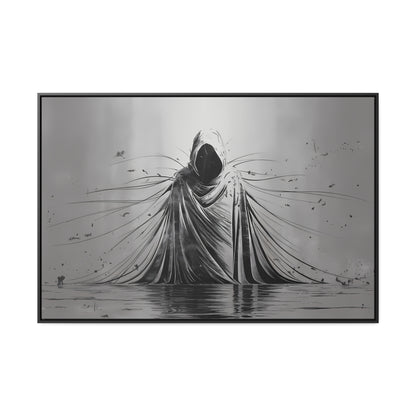 Ethereal Sentinel of the Abyss - Gallery Canvas Wraps, Horizontal Frame