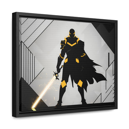 The Sentinel of Shadows - Gallery Canvas Wraps, Horizontal Frame