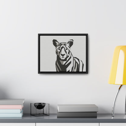 "Monochrome Majesty" - Gallery Canvas Wraps, Horizontal Frame