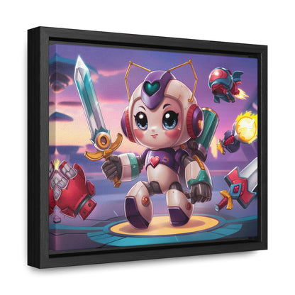 Battle Bot Hero - Gallery Canvas Wraps, Horizontal Frame