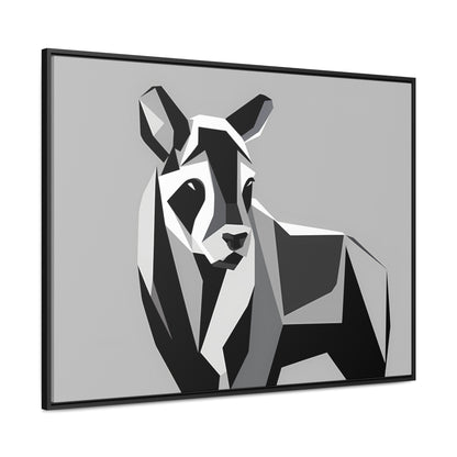 Monochrome Geometry - Gallery Canvas Wraps, Horizontal Frame