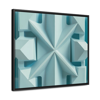 Fractal Symmetry in Ice - Gallery Canvas Wraps, Horizontal Frame