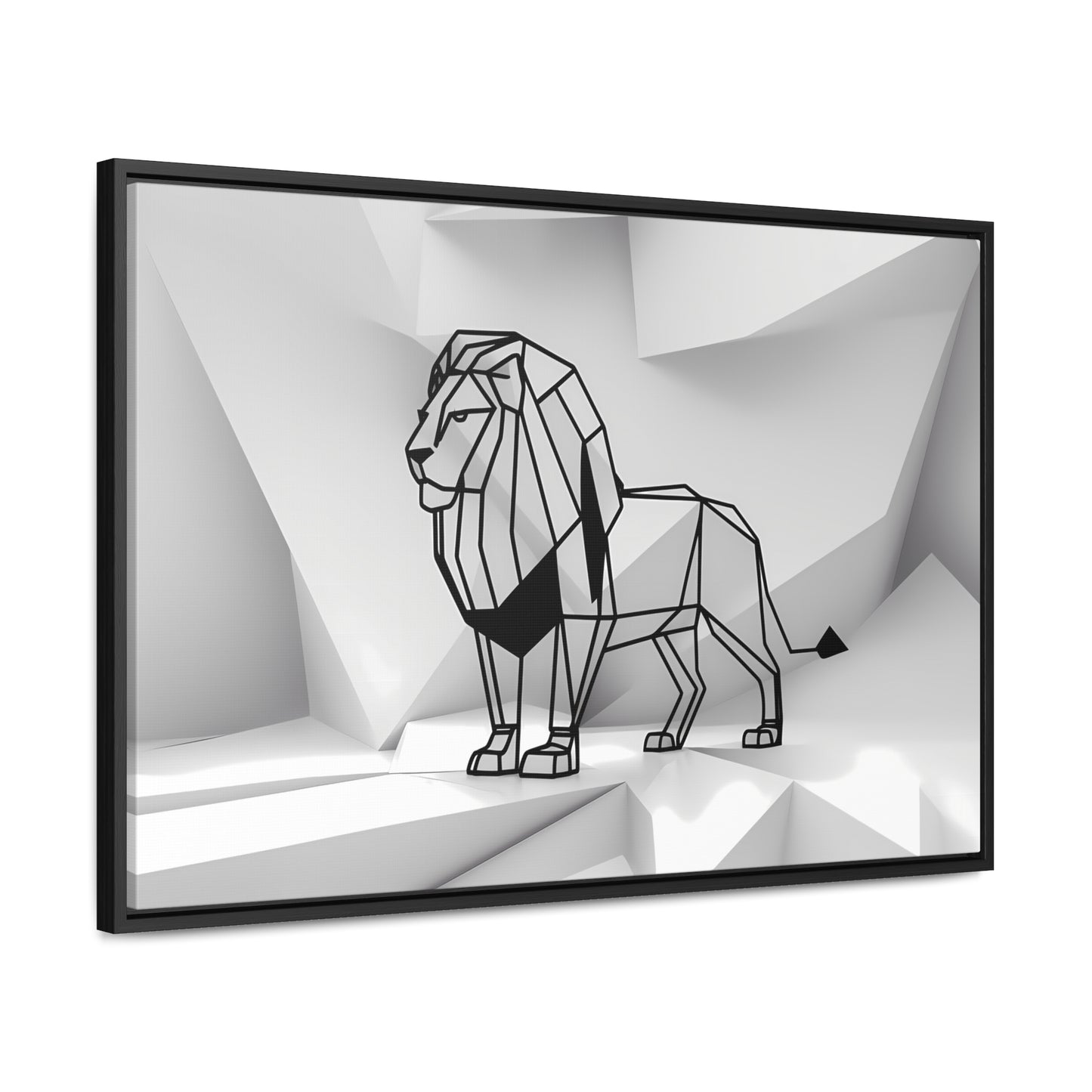 Geometric Majesty - Gallery Canvas Wraps, Horizontal Frame