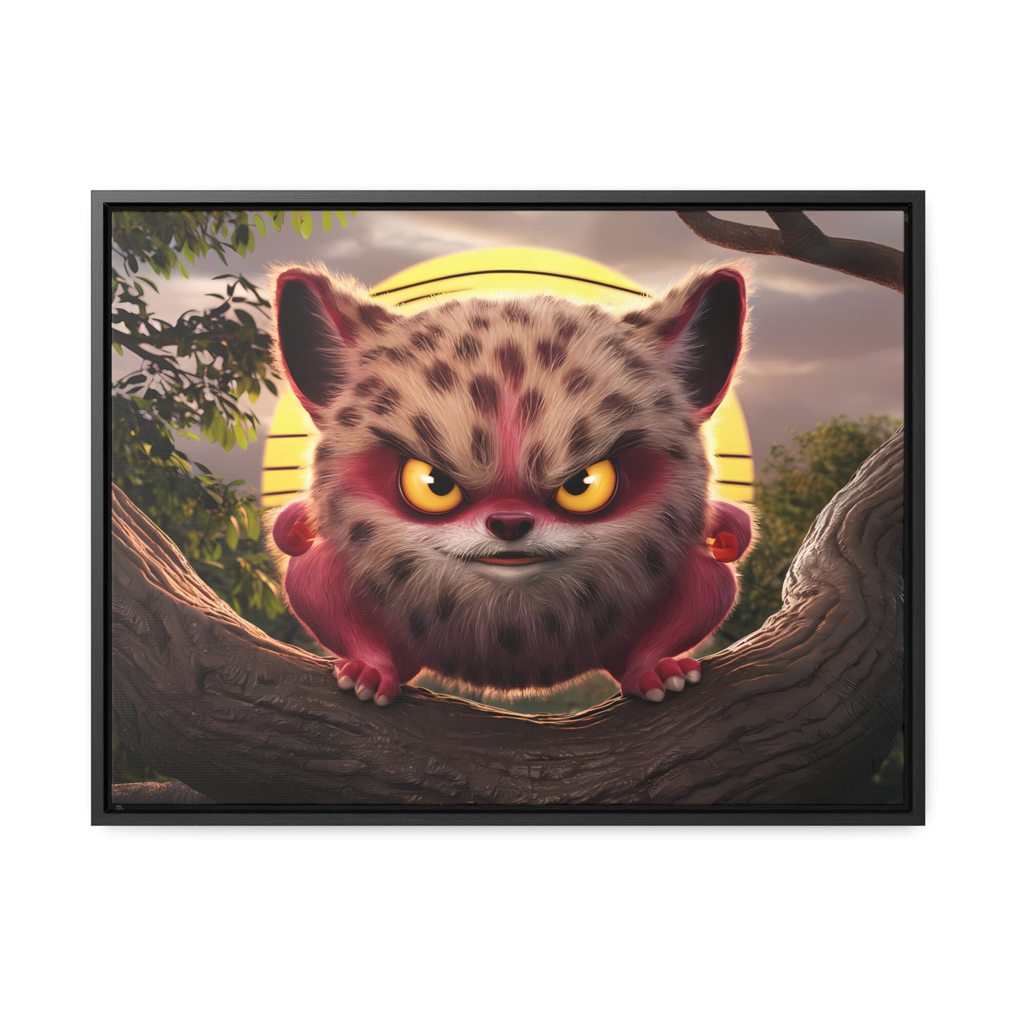 Guardian of the Sunset Forest - Gallery Canvas Wraps, Horizontal Frame