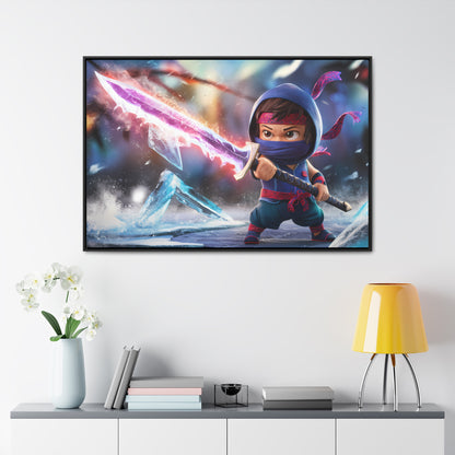 Blade of the Frozen Shadow - Gallery Canvas Wraps, Horizontal Frame