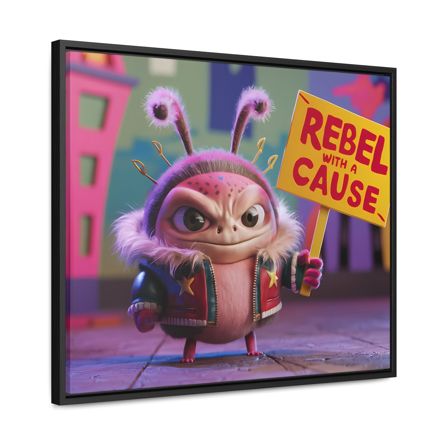 Rebel with a Cause - Gallery Canvas Wraps, Horizontal Frame