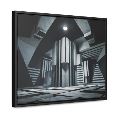 The Geometry of Shadows - Gallery Canvas Wraps, Horizontal Frame