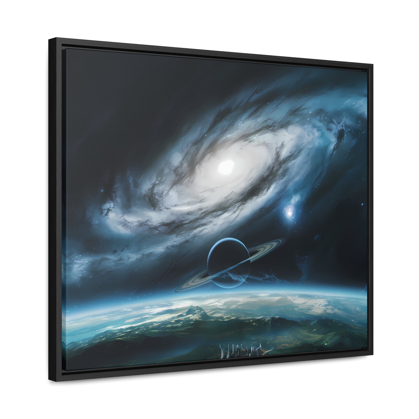 Celestial Spiral - Gallery Canvas Wraps, Horizontal Frame