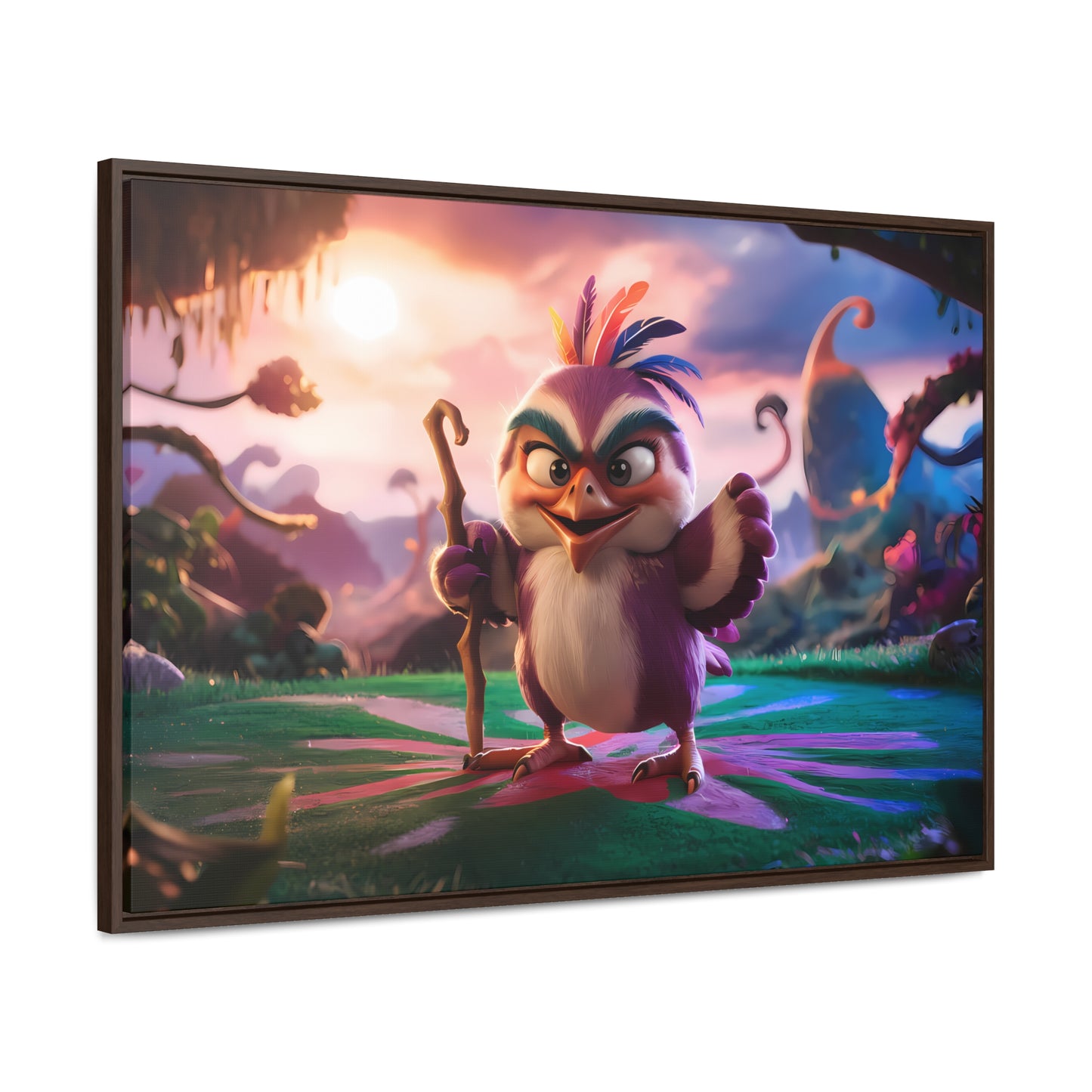 Guardian of the Enchanted Forest - Gallery Canvas Wraps, Horizontal Frame