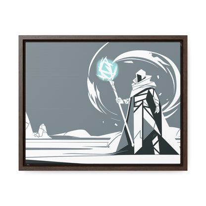 Mage of the Frozen Wastes - Gallery Canvas Wraps, Horizontal Frame