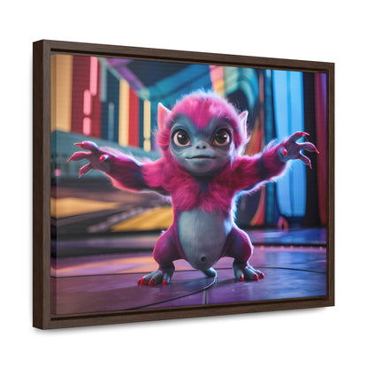 Cosmic Critter on the Dance Floor - Gallery Canvas Wraps, Horizontal Frame