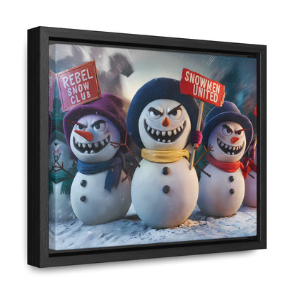 Frosty Revolt - Gallery Canvas Wraps, Horizontal Frame