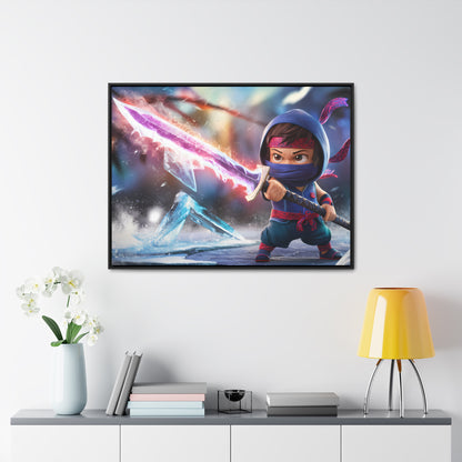 Blade of the Frozen Shadow - Gallery Canvas Wraps, Horizontal Frame