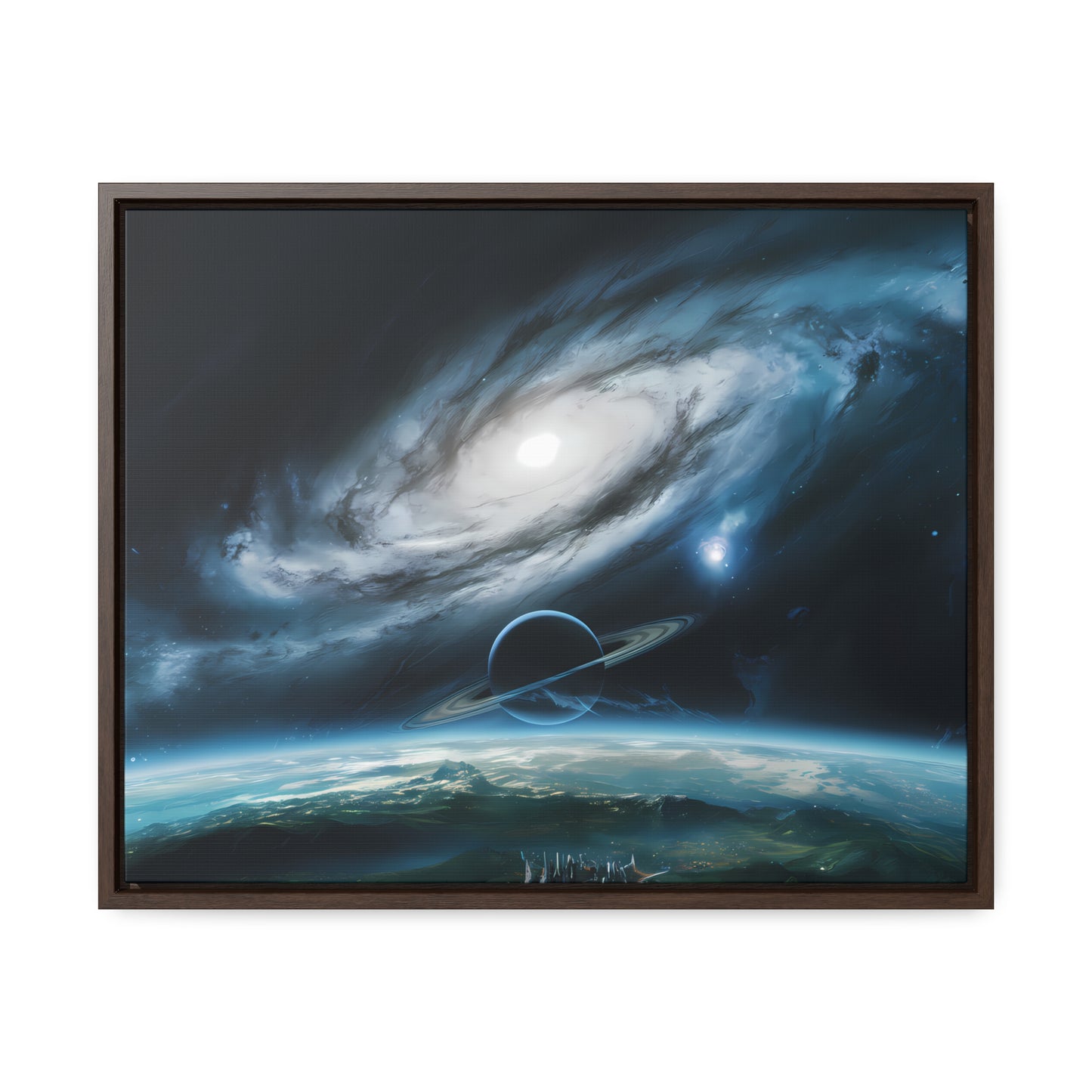 Celestial Spiral - Gallery Canvas Wraps, Horizontal Frame