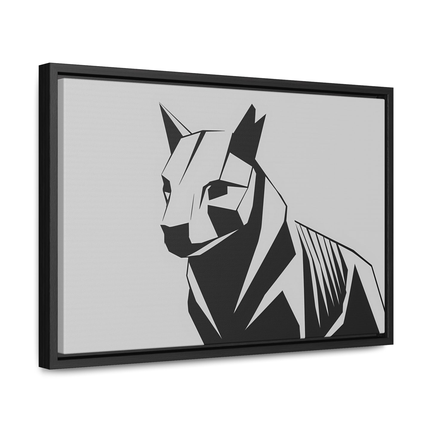 Geometric Guardian - Gallery Canvas Wraps, Horizontal Frame