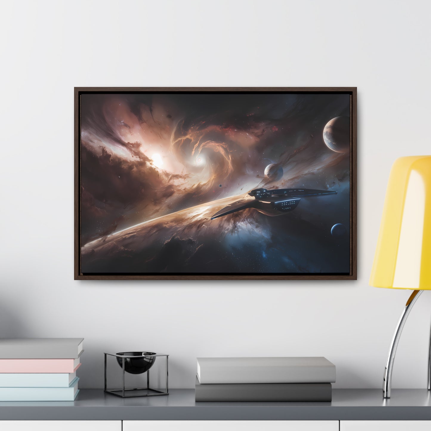 Voyage Through the Maelstrom of Stars - Gallery Canvas Wraps, Horizontal Frame