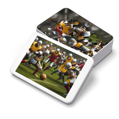 Knights of the Pitch: Medieval Football Frenzy - Jigsaw Puzzle (30, 110, 252, 500,1000-Piece)