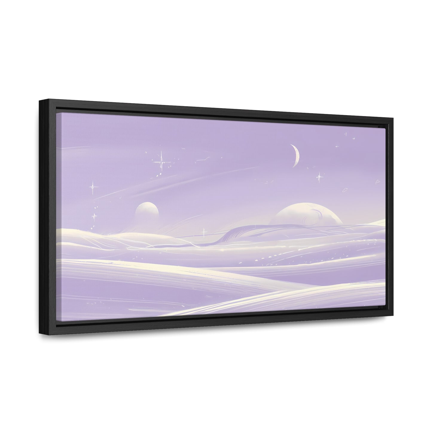 Ethereal Moonscape - Gallery Canvas Wraps, Horizontal Frame