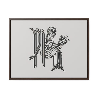 Virgo Lines - Gallery Canvas Wraps, Horizontal Frame