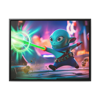 Galactic Defender - Gallery Canvas Wraps, Horizontal Frame