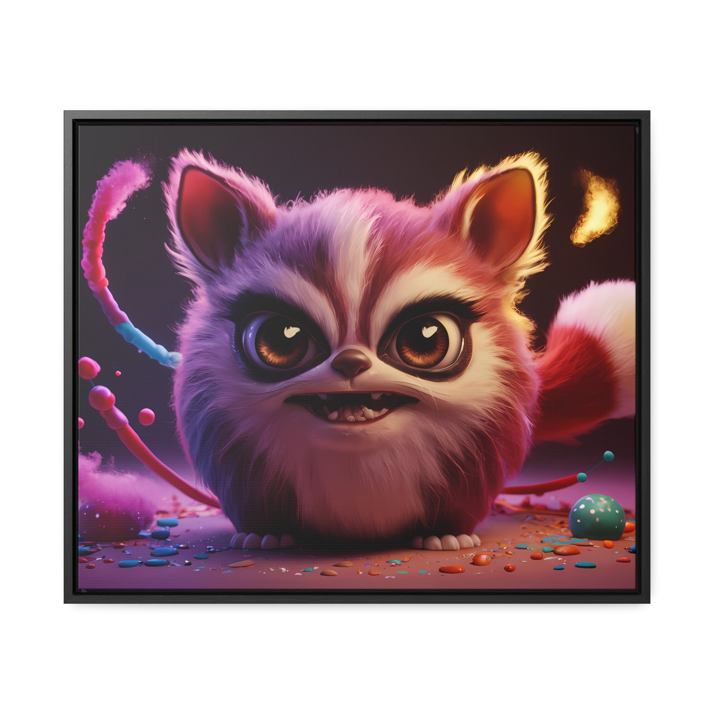 Cosmic Candy Critter - Gallery Canvas Wraps, Horizontal Frame