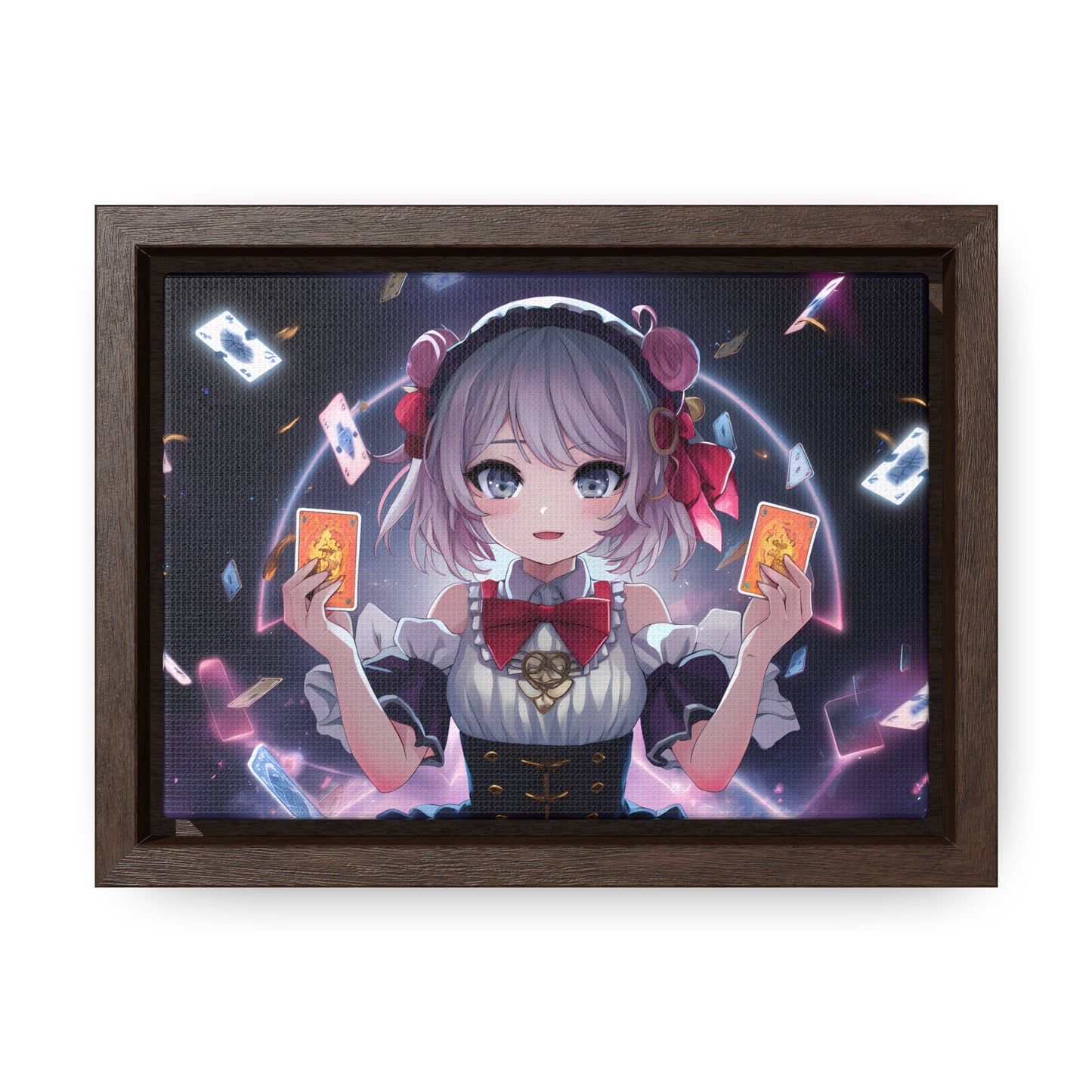 "Arcane Card Mastery" - Gallery Canvas Wraps, Horizontal Frame