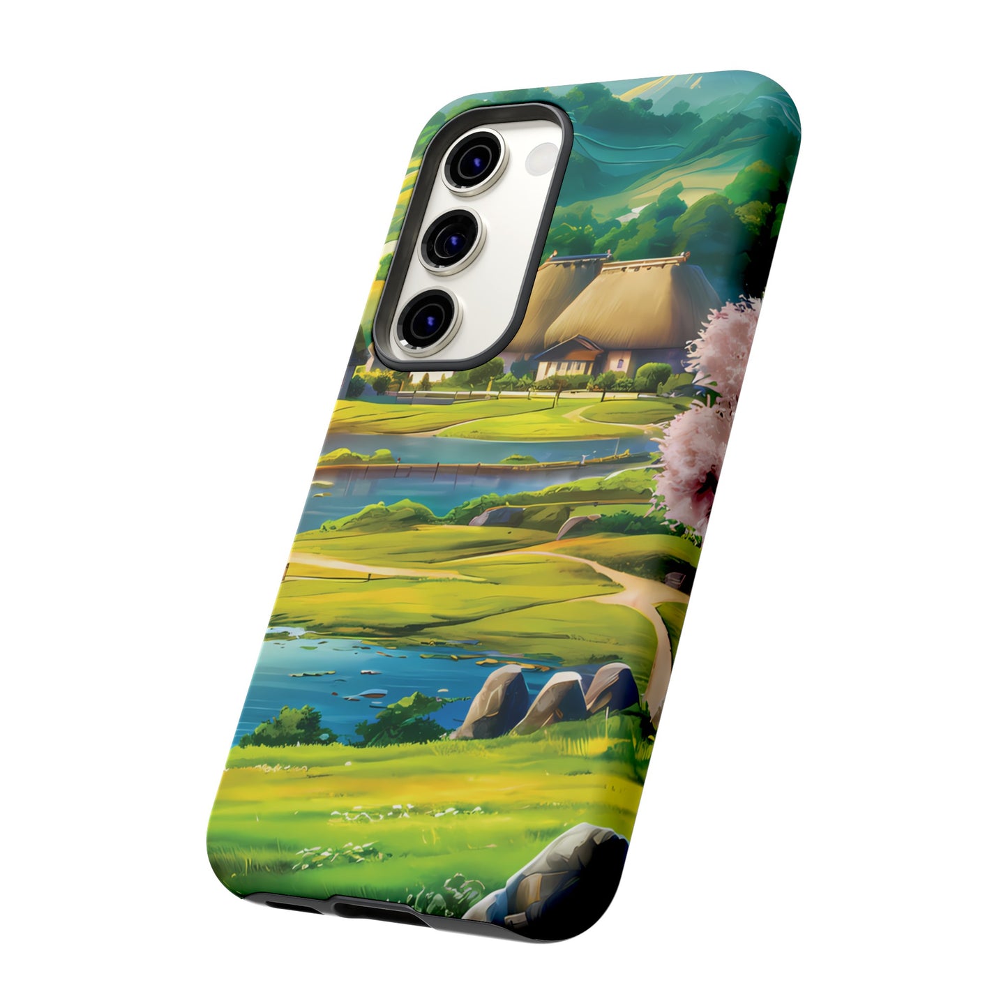 Idyllic Anime Village - Smartphone Tough Cases