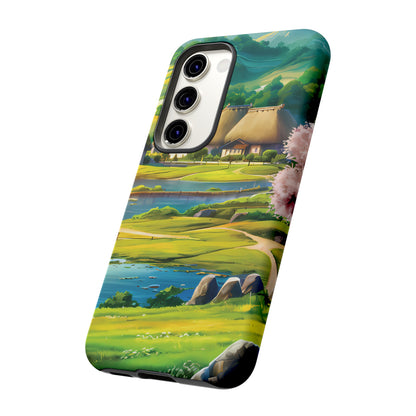 Idyllic Anime Village - Smartphone Tough Cases