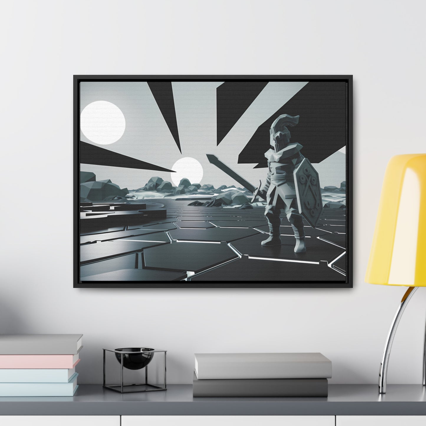 Guardian of the Twin Suns - Gallery Canvas Wraps, Horizontal Frame