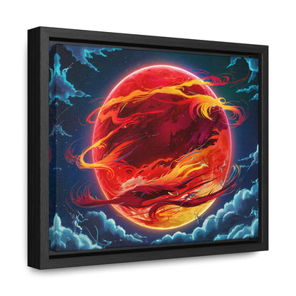 Eclipse of the Eternal Phoenix - Gallery Canvas Wraps, Horizontal Frame