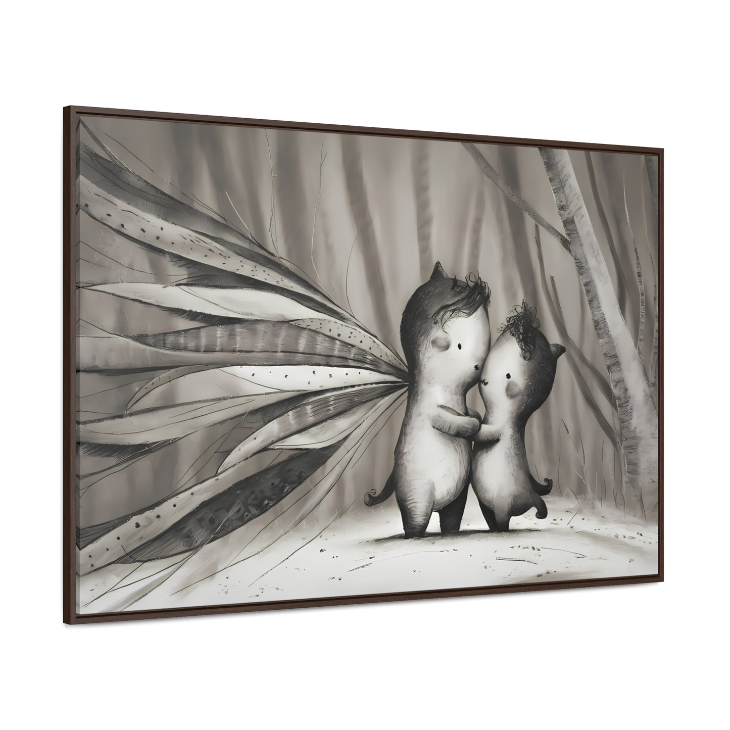 Whispers of the Forest - Gallery Canvas Wraps, Horizontal Frame