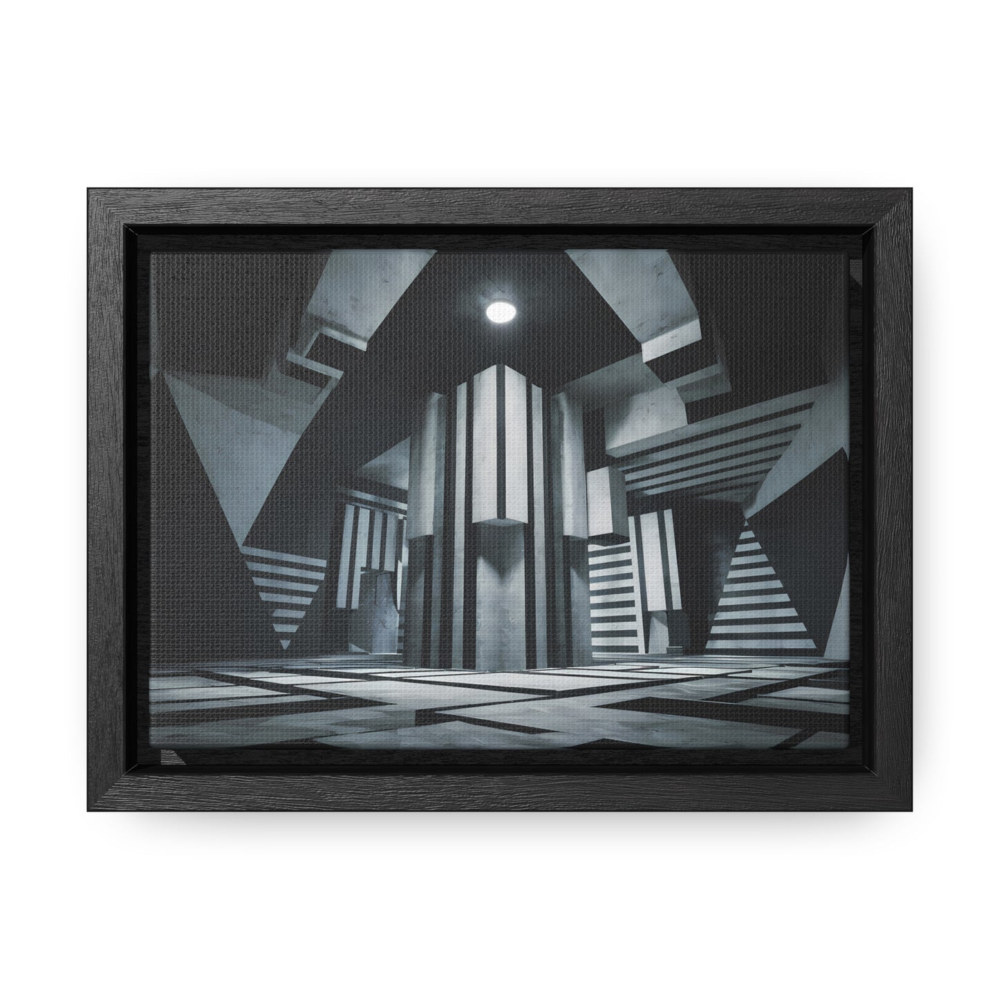 The Geometry of Shadows - Gallery Canvas Wraps, Horizontal Frame