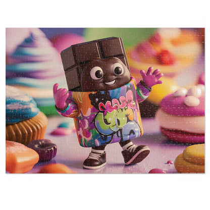 Happy Chocolate Bar - Jigsaw Puzzle (30, 110, 252, 500,1000-Piece)