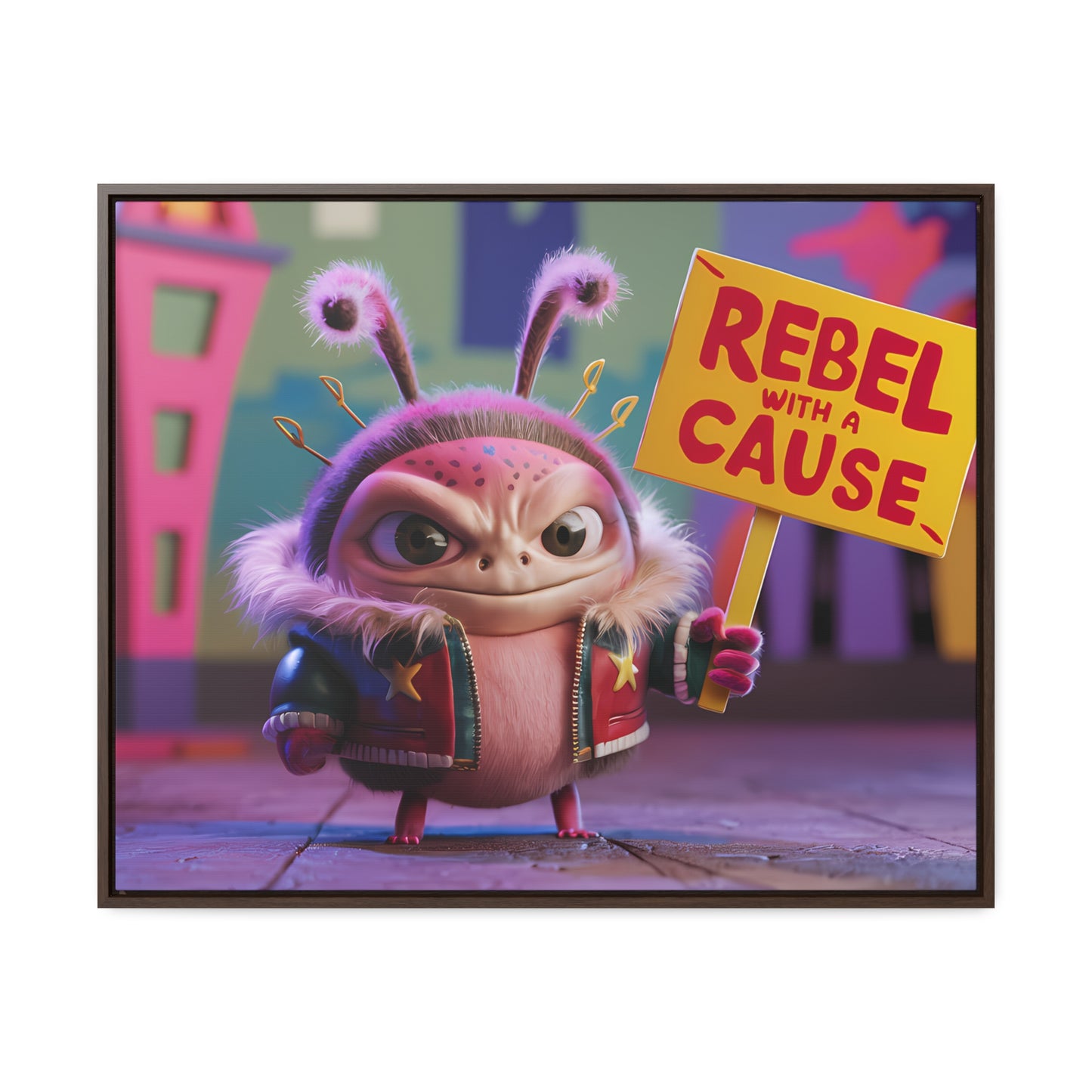 Rebel with a Cause - Gallery Canvas Wraps, Horizontal Frame